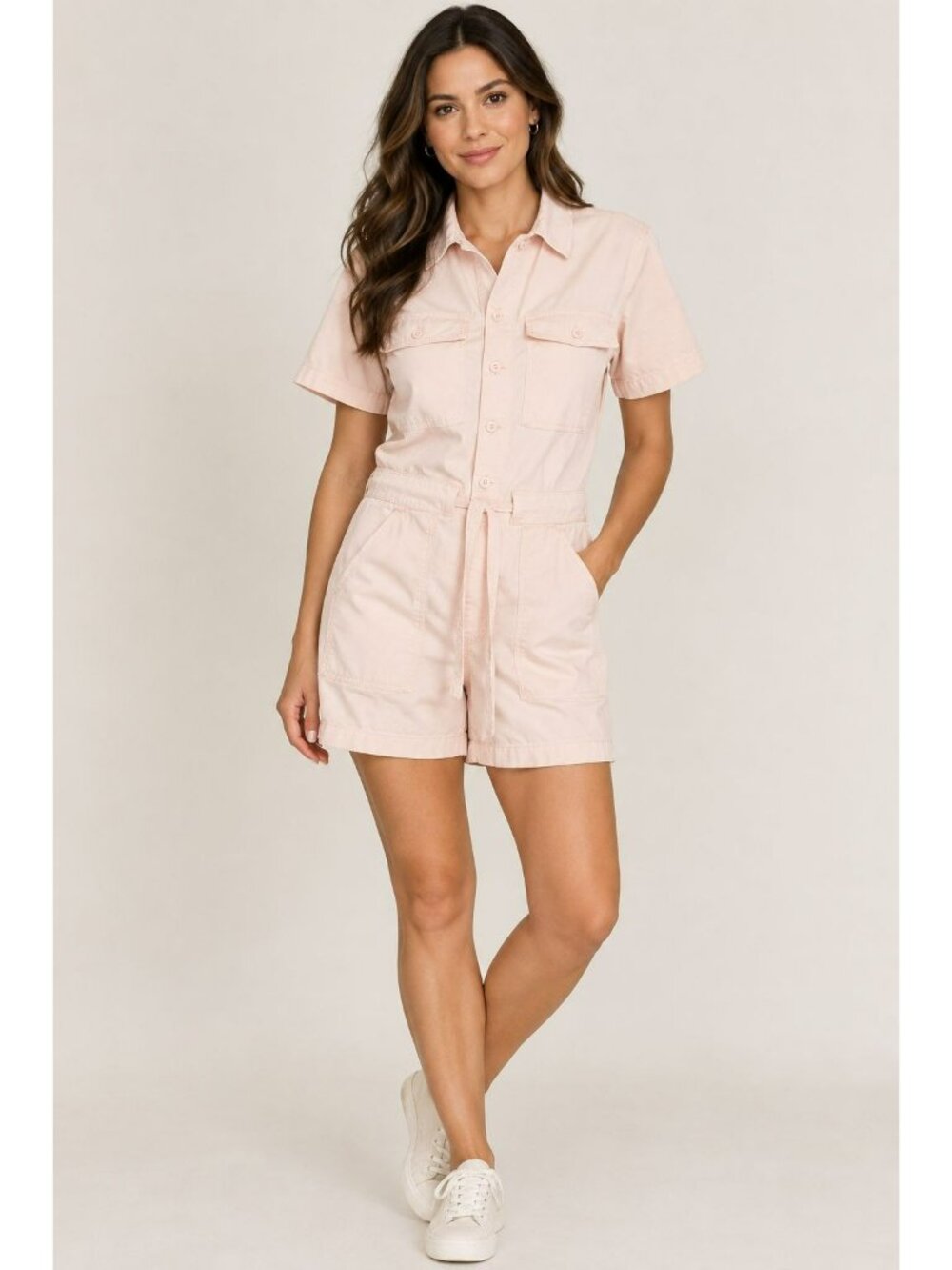 Levis San Francisco.Co Romper Denim Size M Pink Womens Cotton blend